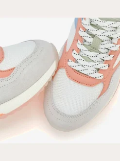 Baskets sneakers avec partie en cuir