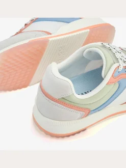 Baskets sneakers avec partie en cuir
