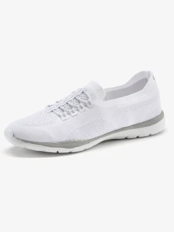 Baskets sneakers avec rubans élastiques pour faciliter l'enfilage