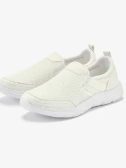 Baskets sneakers confortables à enfiler avec contrefort légèrement rembourré
