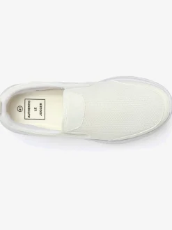 Baskets sneakers confortables à enfiler avec contrefort légèrement rembourré