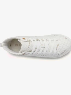 Baskets sneakers montantes avec logo imprimé tendance