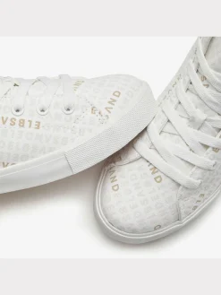 Baskets sneakers montantes avec logo imprimé tendance