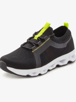 Baskets sneakers sportives et confortables avec touches fluo