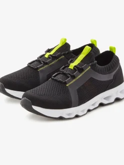 Baskets sneakers sportives et confortables avec touches fluo