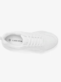 Baskets talon légèrement compensé au style chunky tendance