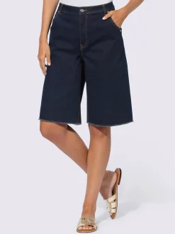 Bermuda en jean coupe décontractée