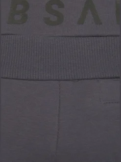 Bermuda en matière sweat large ceinture et coulisse