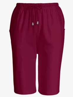 Bermuda féminin à la ceinture élastique