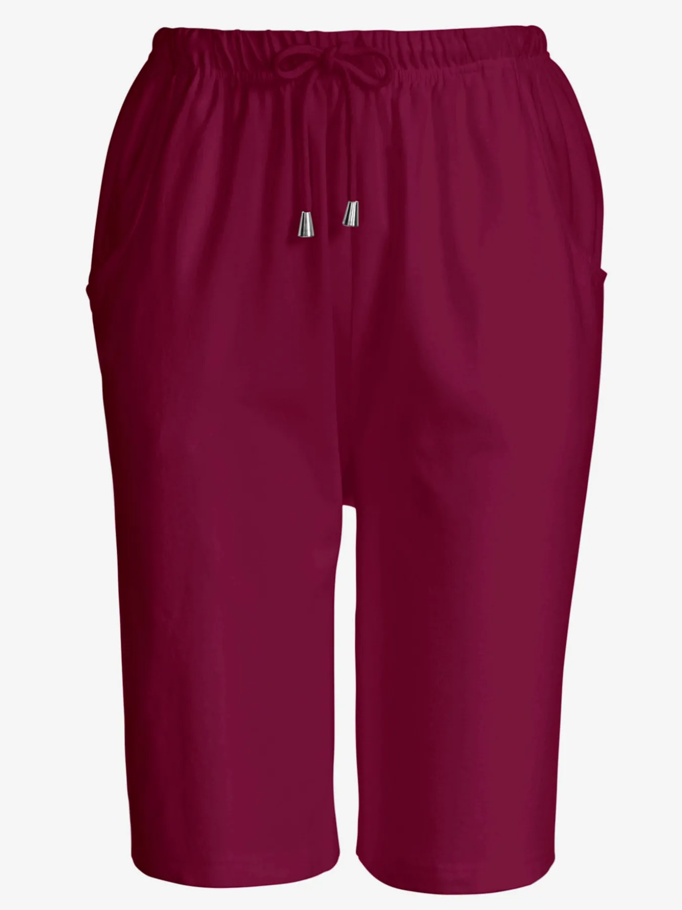 Bermuda féminin à la ceinture élastique