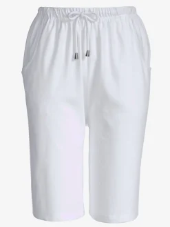 Bermuda féminin à la ceinture élastique