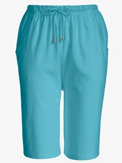 Bermuda féminin à la ceinture élastique