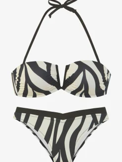 Bikini bandeau design animal élégant