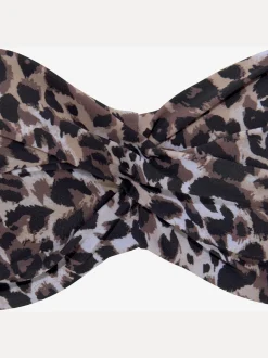 Bikini bandeau imprimé animal sauvage