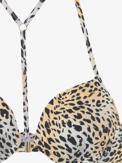 Bikini push-up imprimé animal tendance