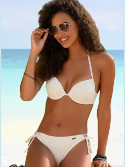 Bikini push-up matière structurée tendance