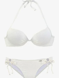 Bikini push-up matière structurée tendance