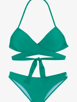 Bikini triangle coloris unis