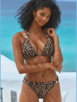 Bikini triangle imprimé animal tendance