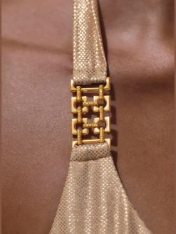 Bikini triangle revêtement brillant
