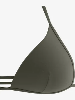 Bikini triangle rubans décoratifs sur le débardeur et le pantalon