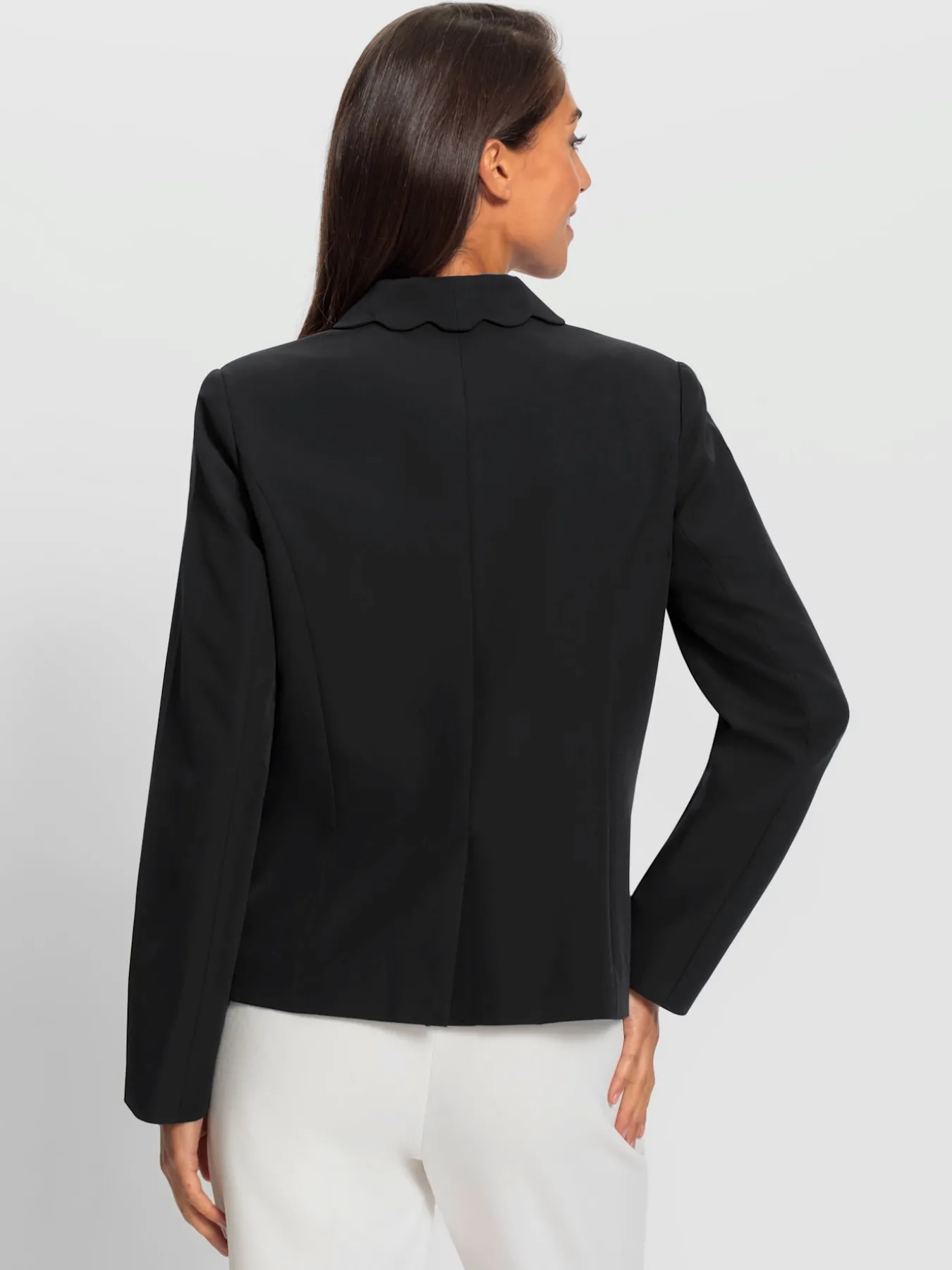 Blazer bord ondulé élégant