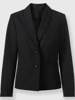 Blazer bord ondulé élégant