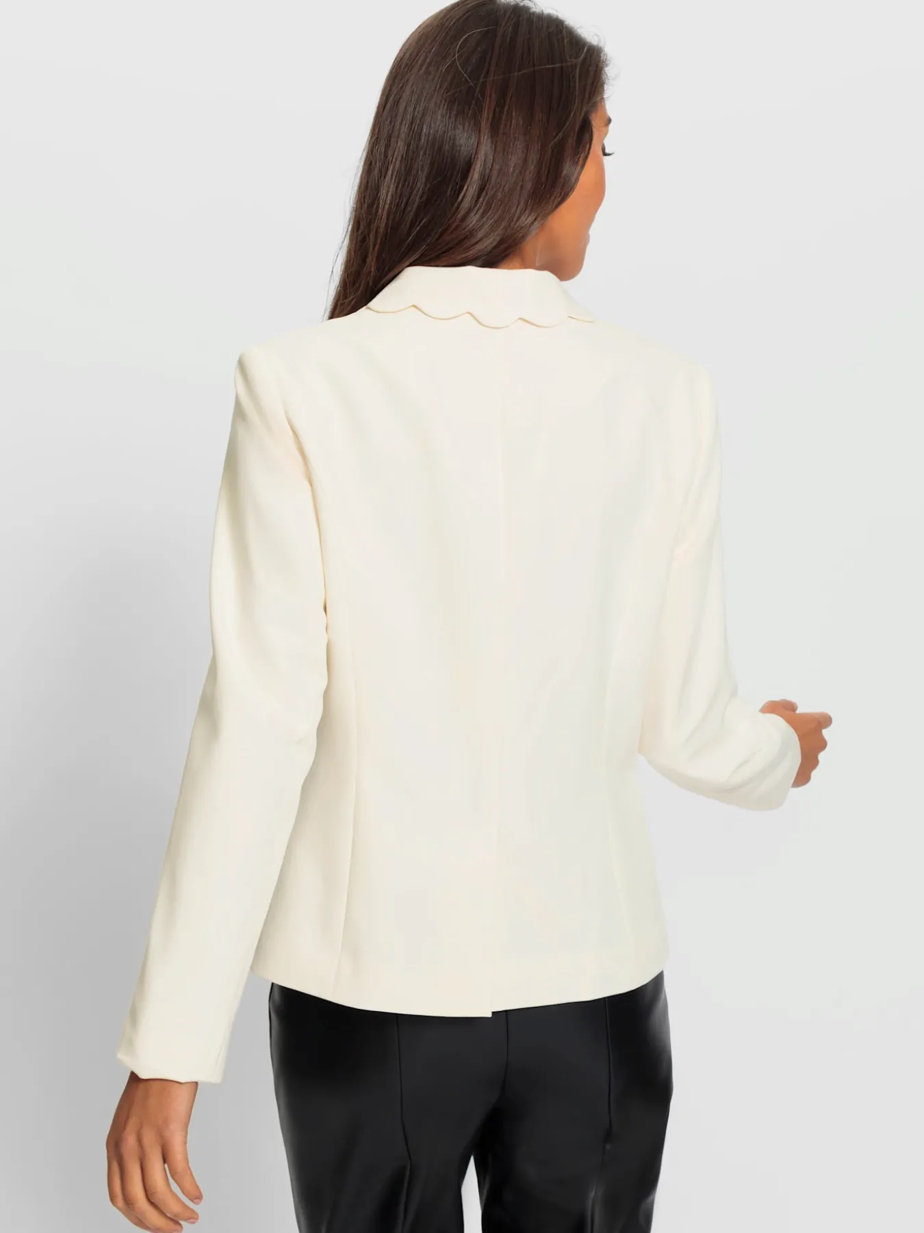 Blazer bord ondulé élégant
