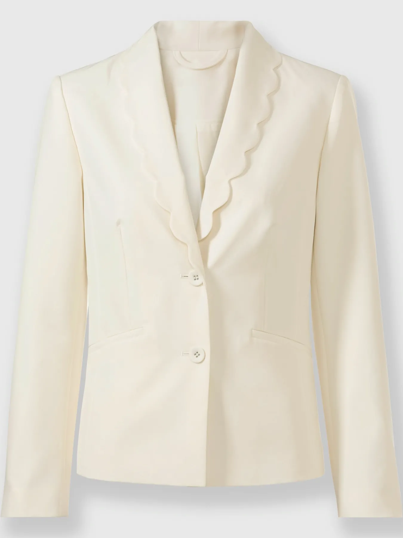 Blazer bord ondulé élégant