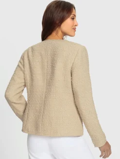 Blazer bouclé à la fois confortable et chic