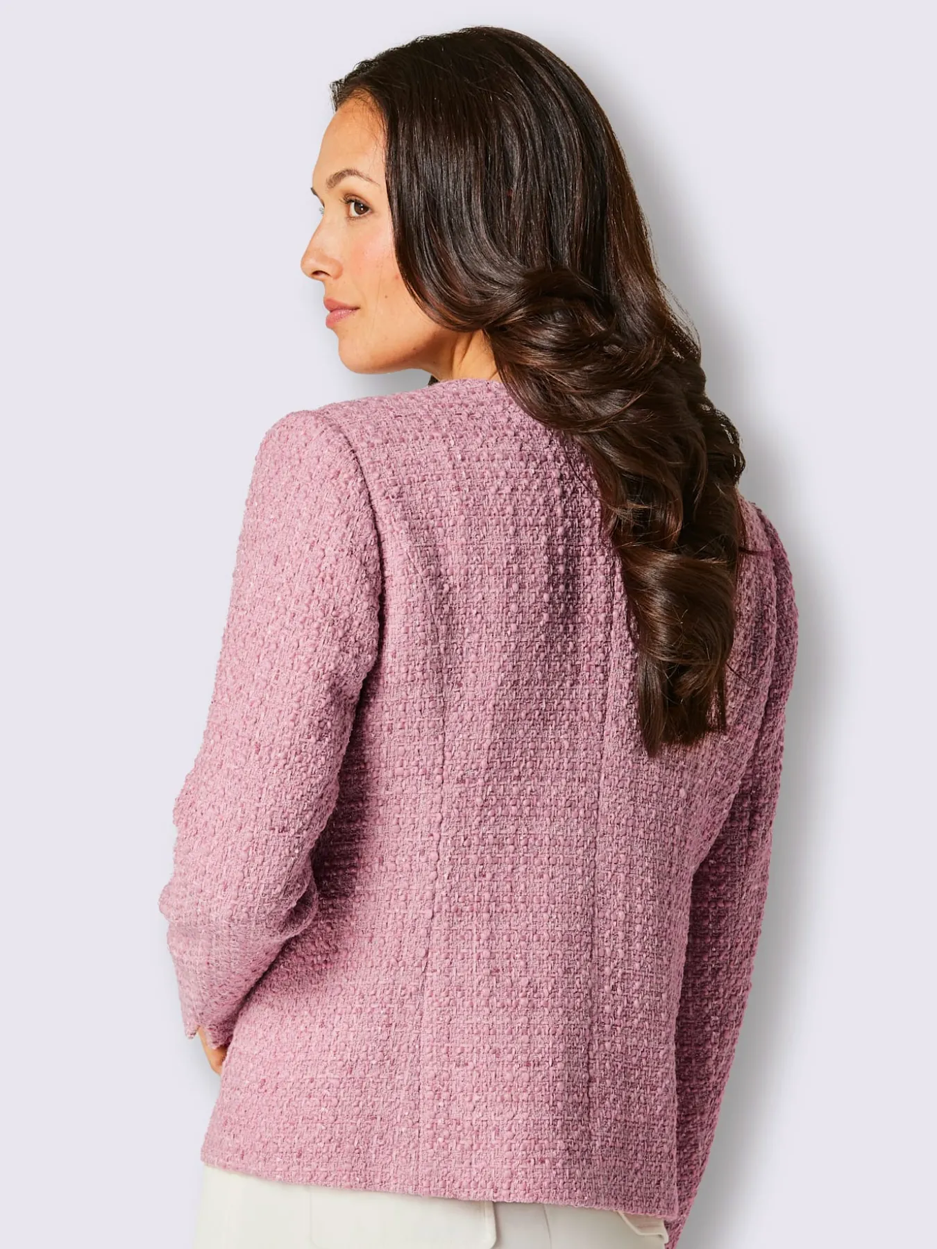 Blazer bouclé 30% laine