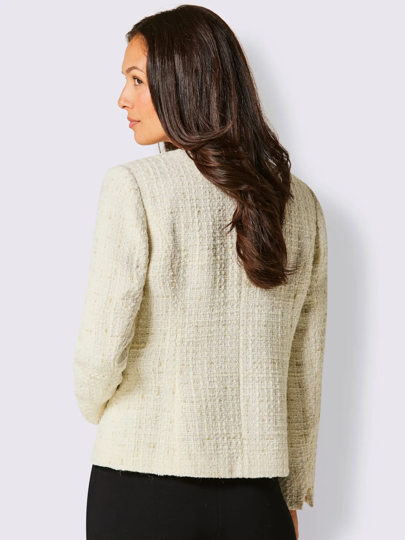 Blazer bouclé 30% laine