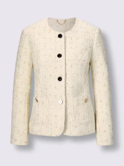 Blazer bouclé 30% laine