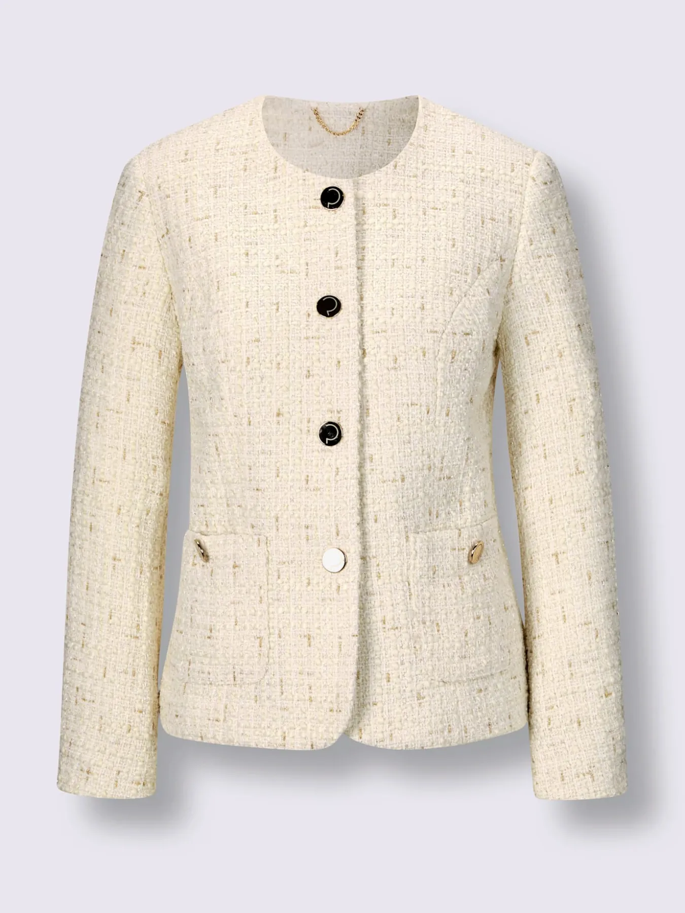 Blazer bouclé 30% laine