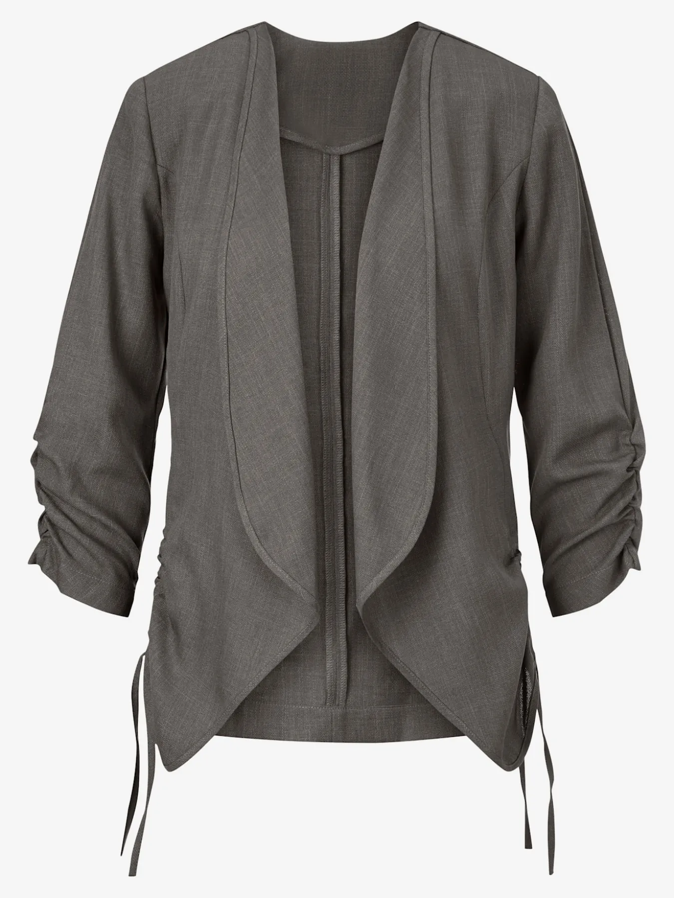 Blazer chemisier imitation lin