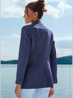 Blazer col à revers tendance