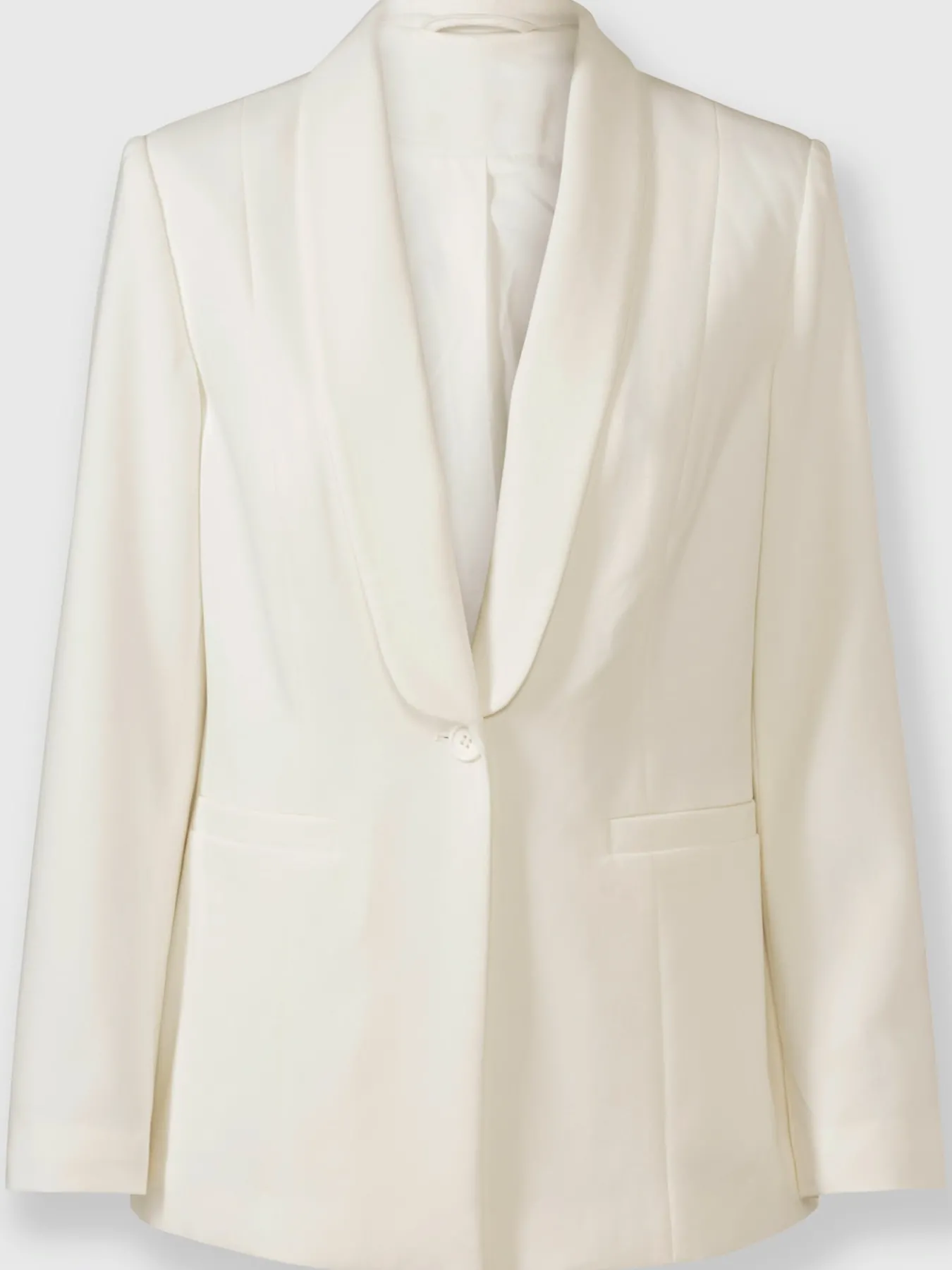 Blazer col châle affinant
