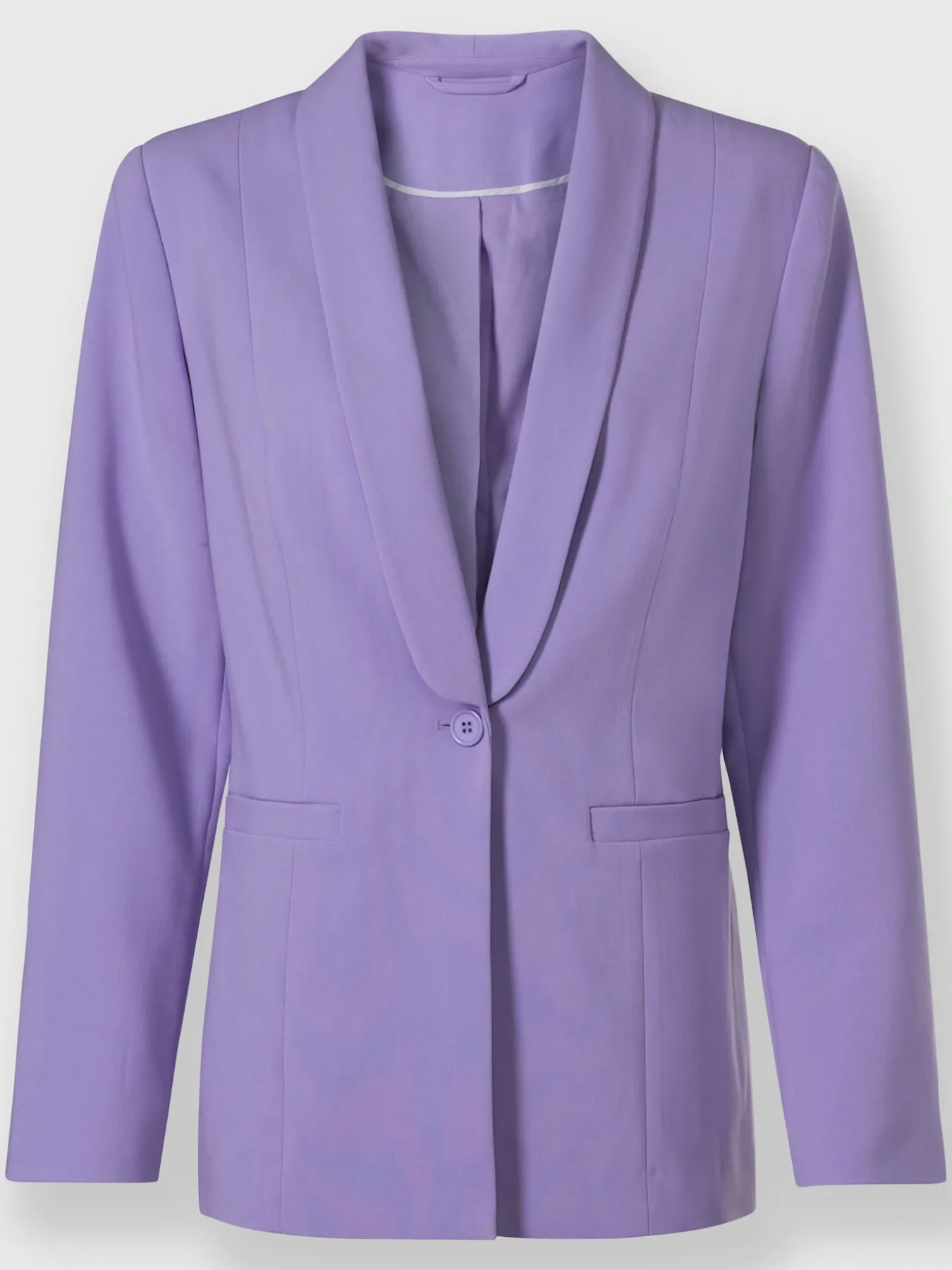 Blazer col châle affinant