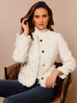 Blazer court 30% laine