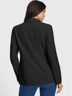 Blazer double patte de boutonnage