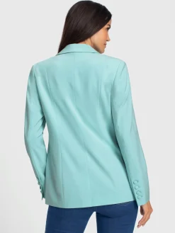 Blazer double patte de boutonnage