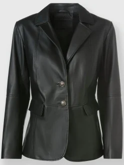 Blazer en cuir 100% cuir agneau nappa