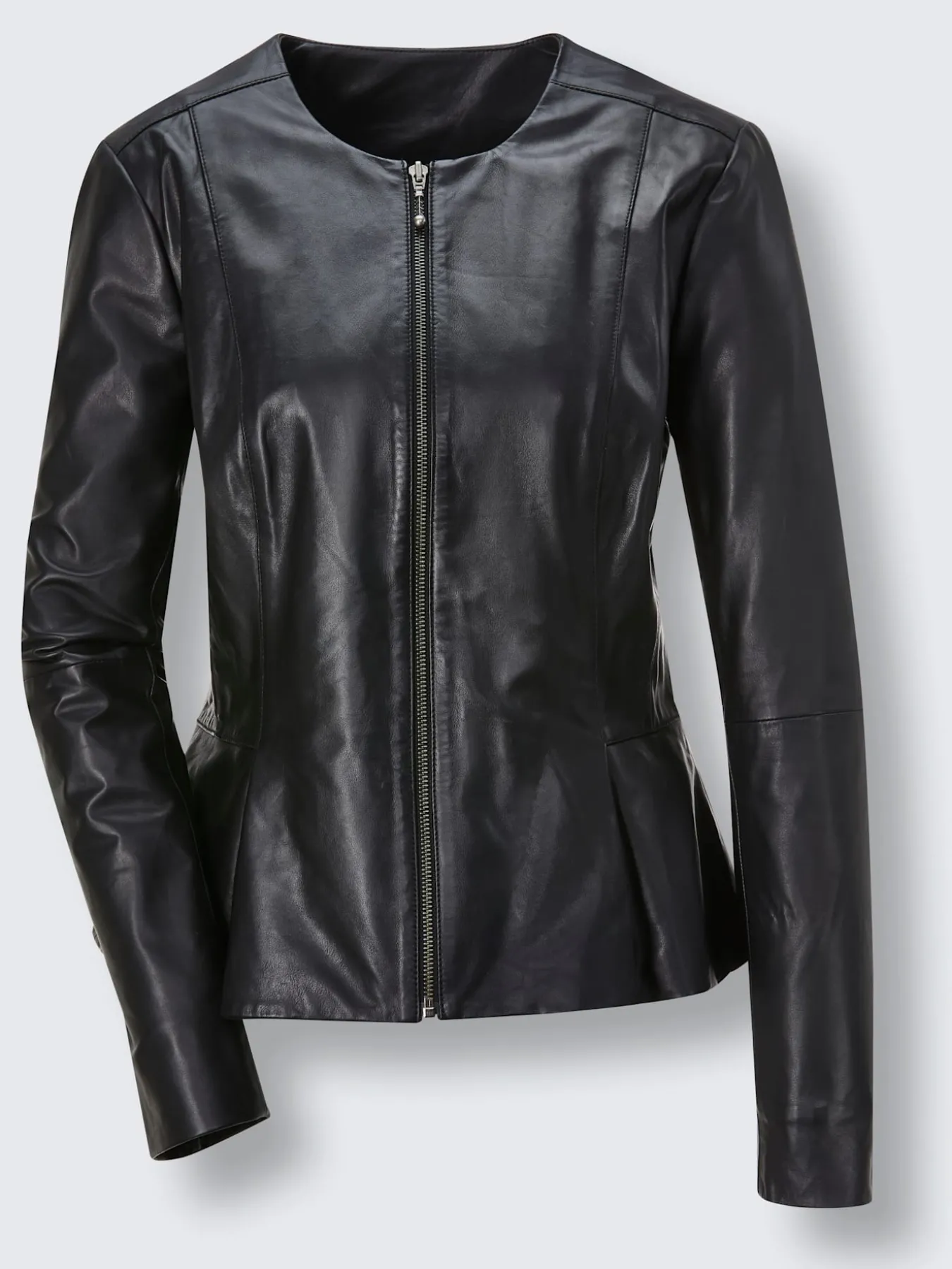 Blazer en cuir cuir agneau nappa