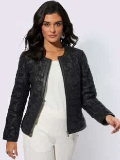 Blazer en cuir pur cuir d'agneau nappa