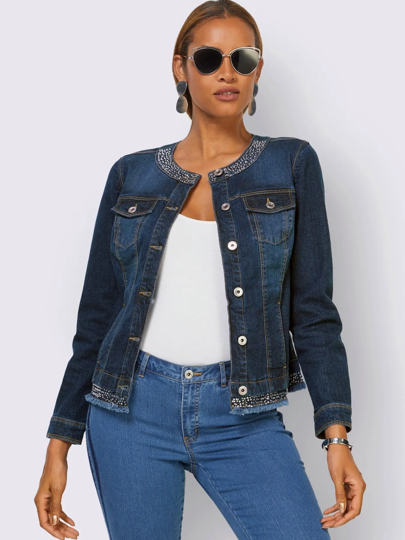 Blazer en jean 99% coton