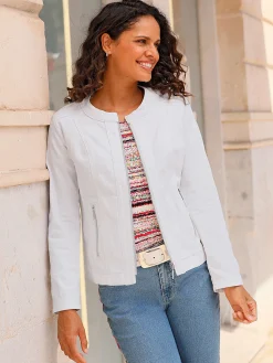 Blazer en jean 96% coton