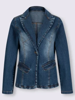 Blazer en jean alternative parfaite au blazer