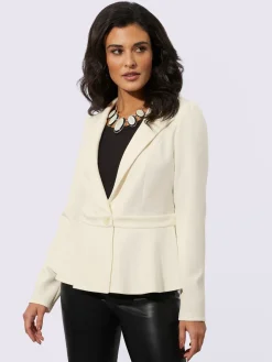 Blazer en jersey 50% modal