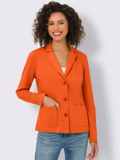 Blazer en jersey coupe sobre pour un look décontracté tendance