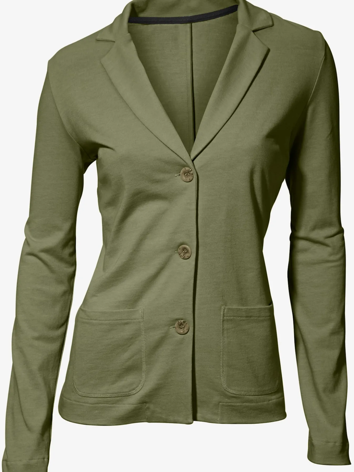 Blazer en jersey coupe sobre pour un look décontracté tendance